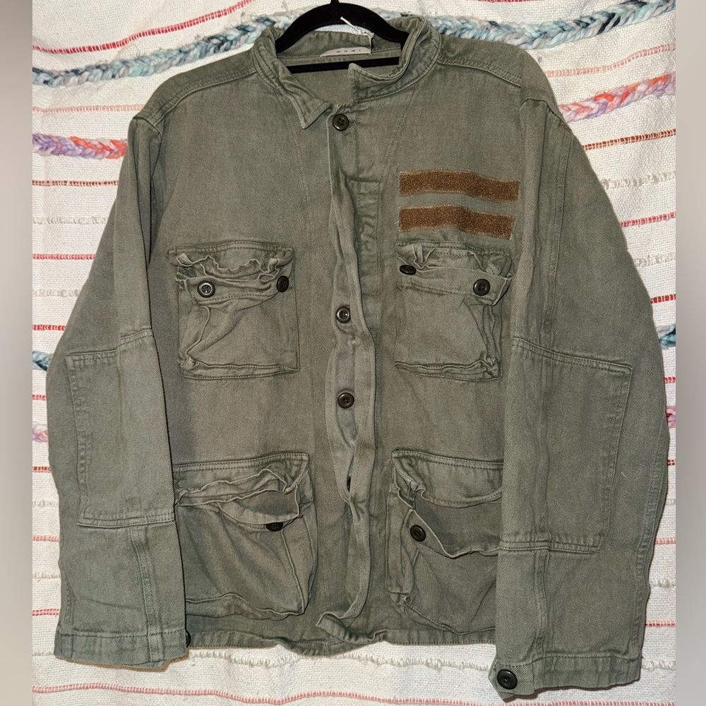 MNML Olive Military Field Jacket - M - NWT